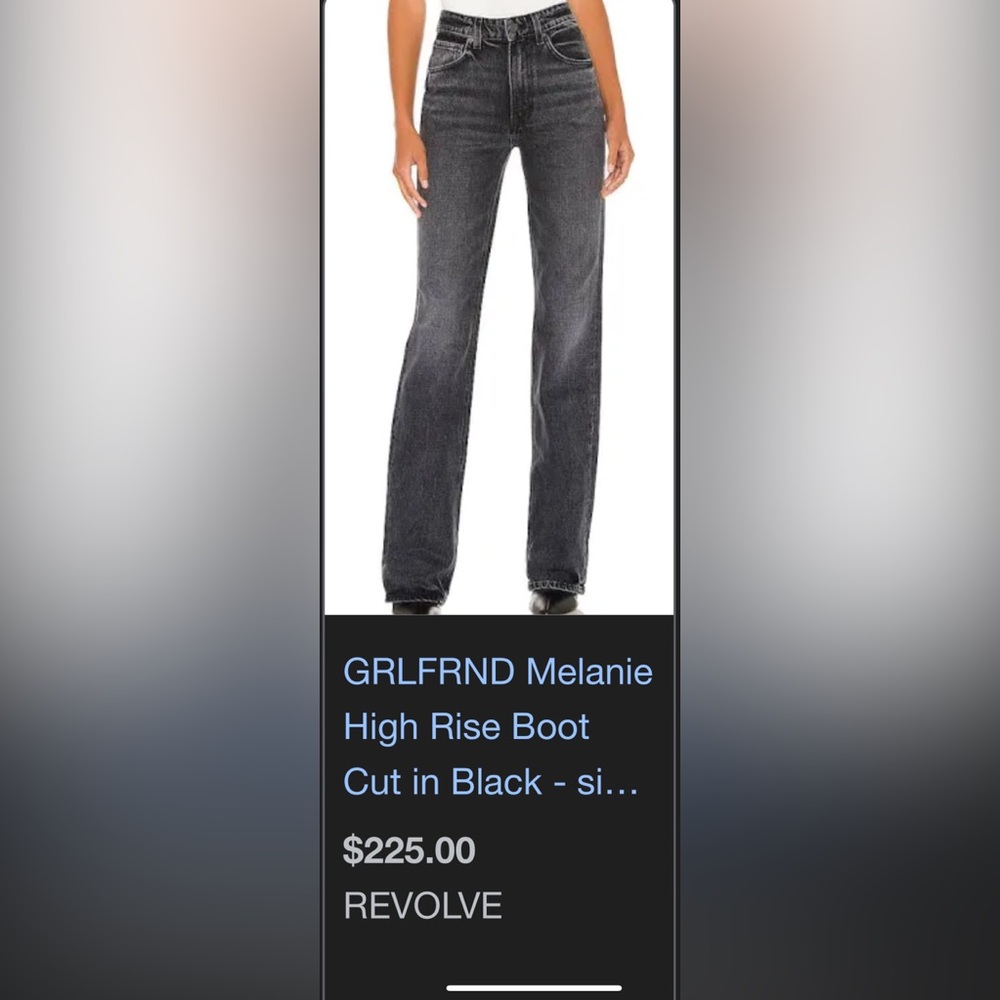 GRLFRND The Melanie High Rise Bootcut Denim Jeans | Size 30 - Picture 9 of 9